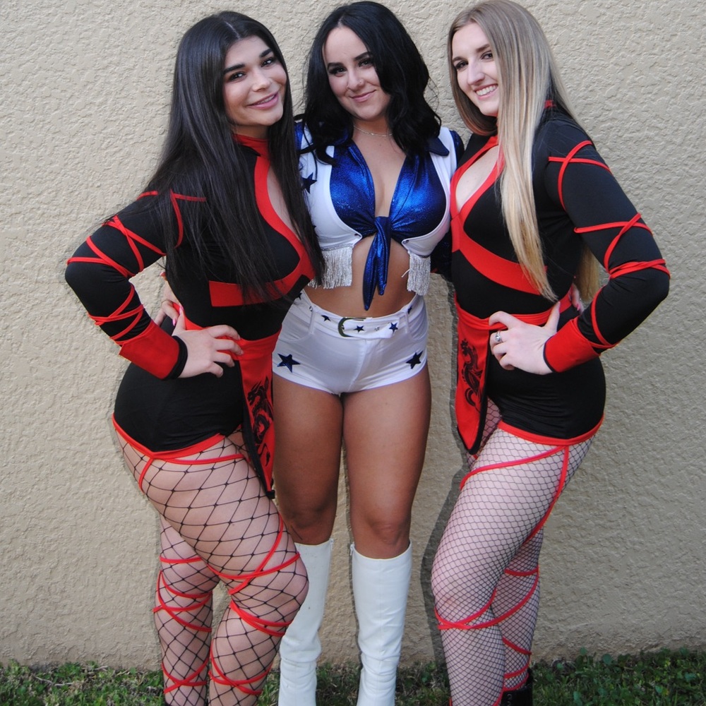 Fashion Nova “Cheer Stars 4-piece Costume set - Picture 7 of 9